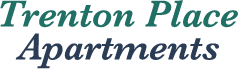 The image is of a logo for Trenton Place Apartments.